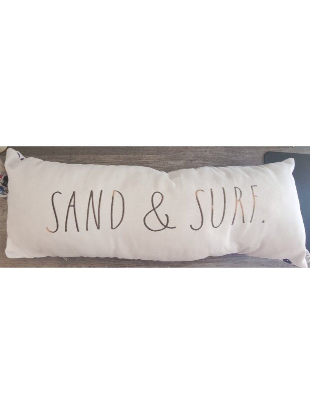 Rae Dunn "Sand & Surf" Rectangular Pillow